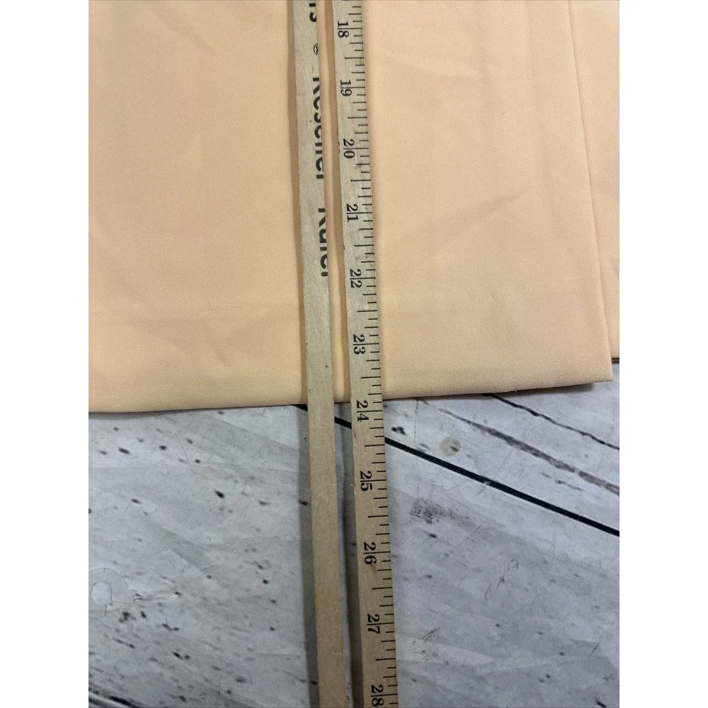 Calvin Klein Skirt 14 Peach Pearl Accent Buttons Knee Length Straight Pencil